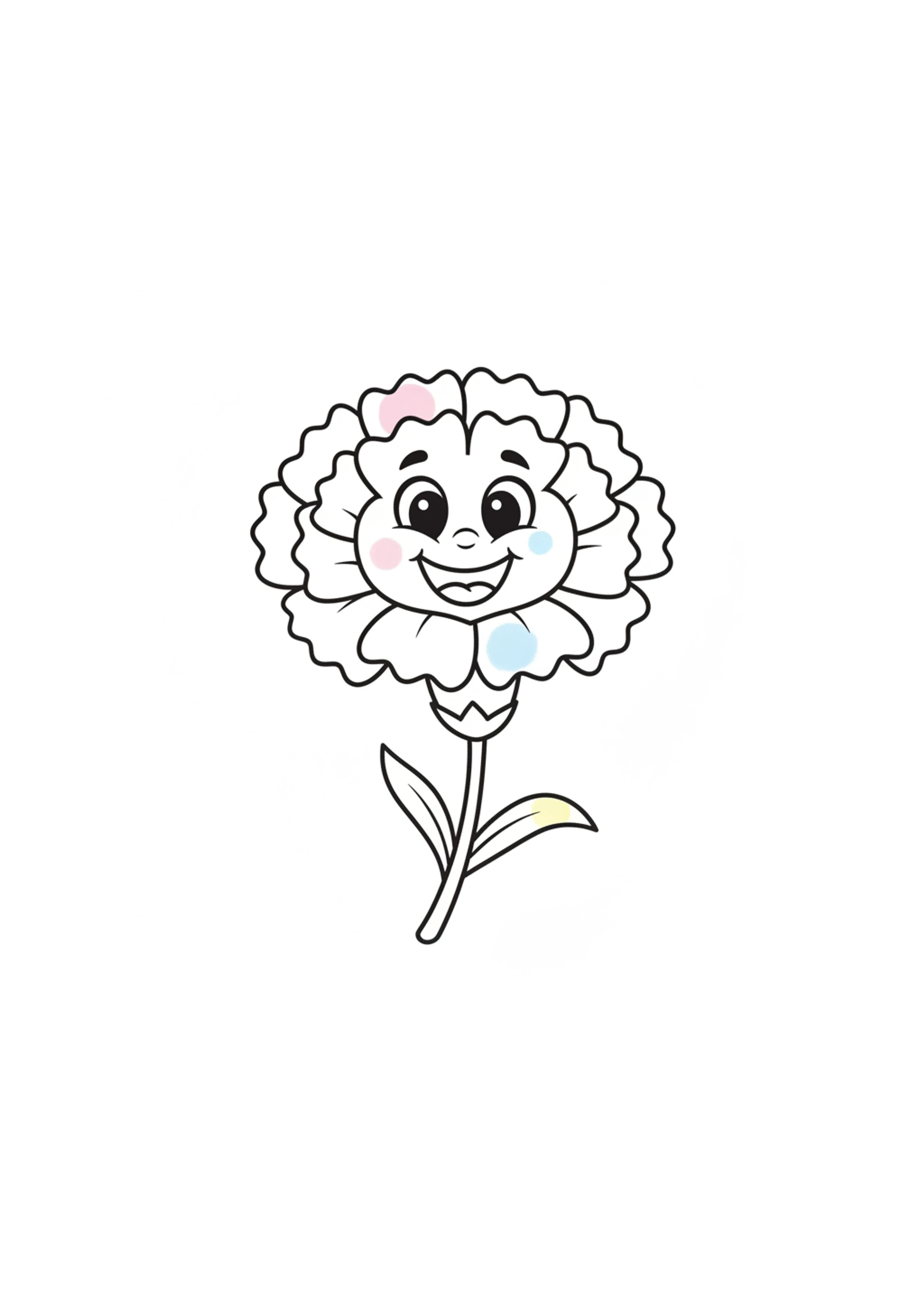 카네이션 원본 도안