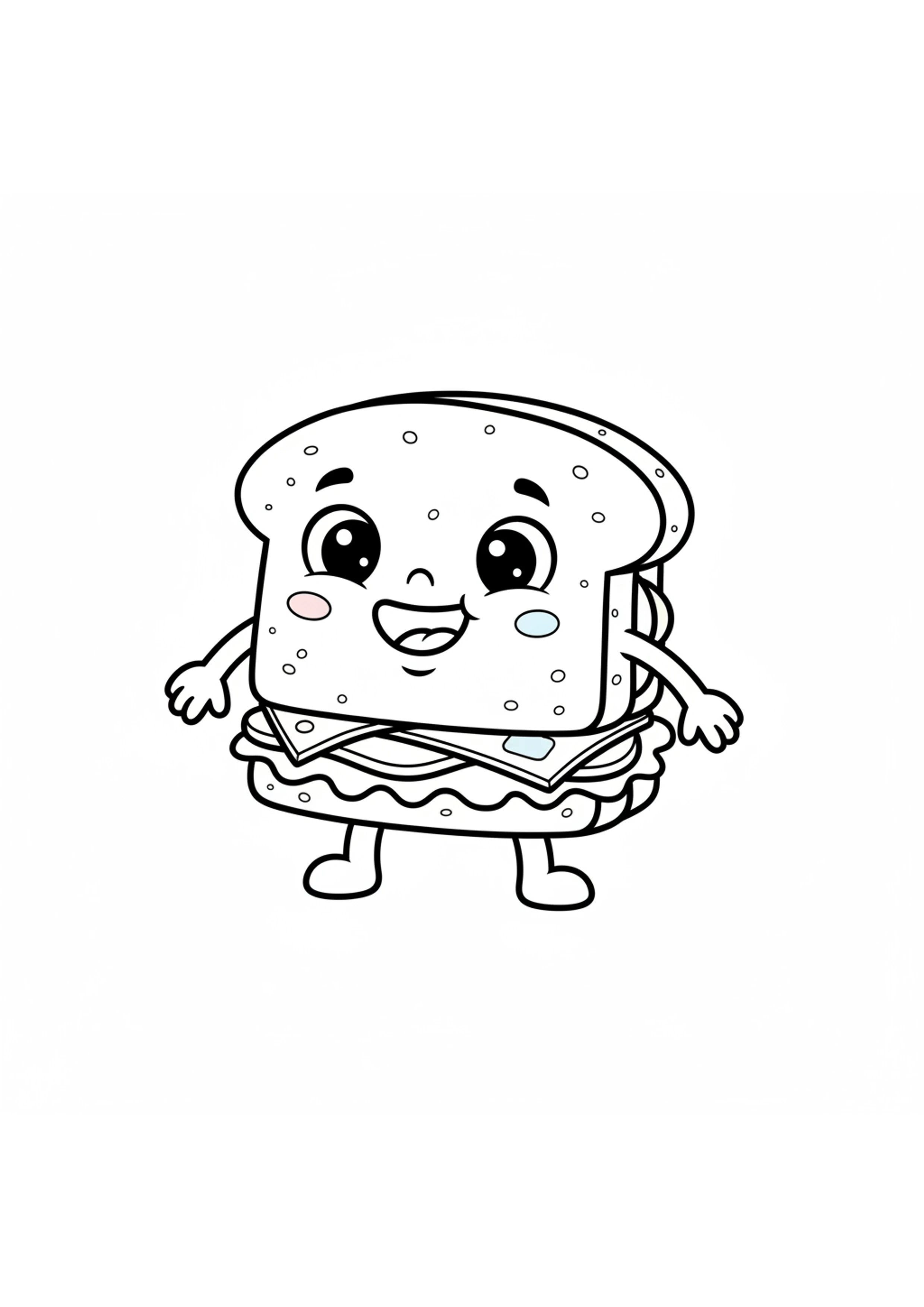 샌드위치 원본 도안