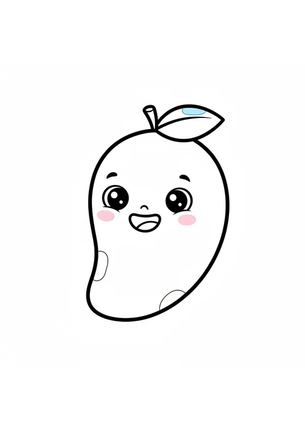 망고 색칠공부 도안