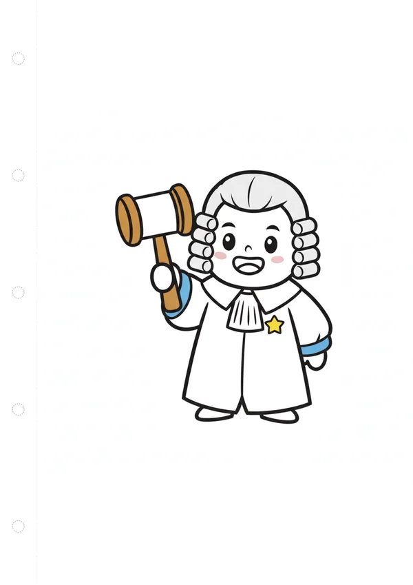 판사 색칠공부 도안
