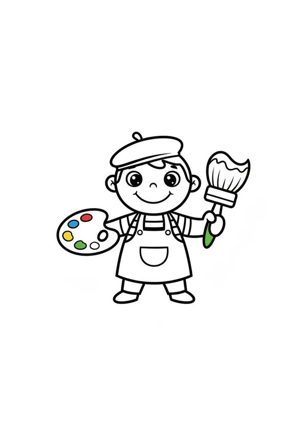 화가 색칠공부 도안