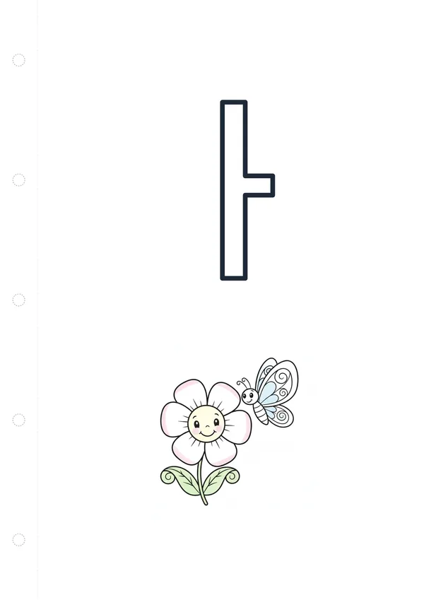 한글 모음 ㅏ 색칠공부 도안