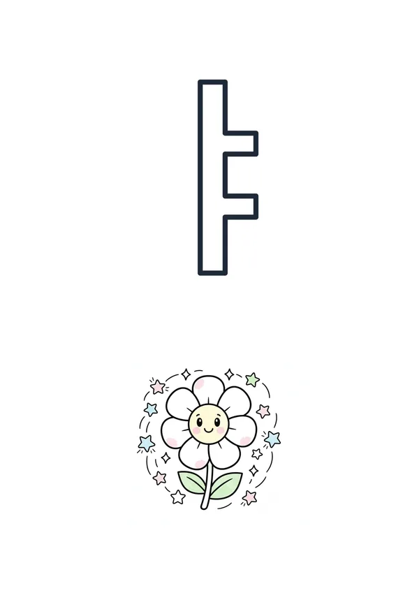 한글 모음 ㅑ 색칠공부 도안