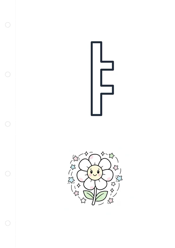 한글 모음 ㅑ 색칠공부 도안