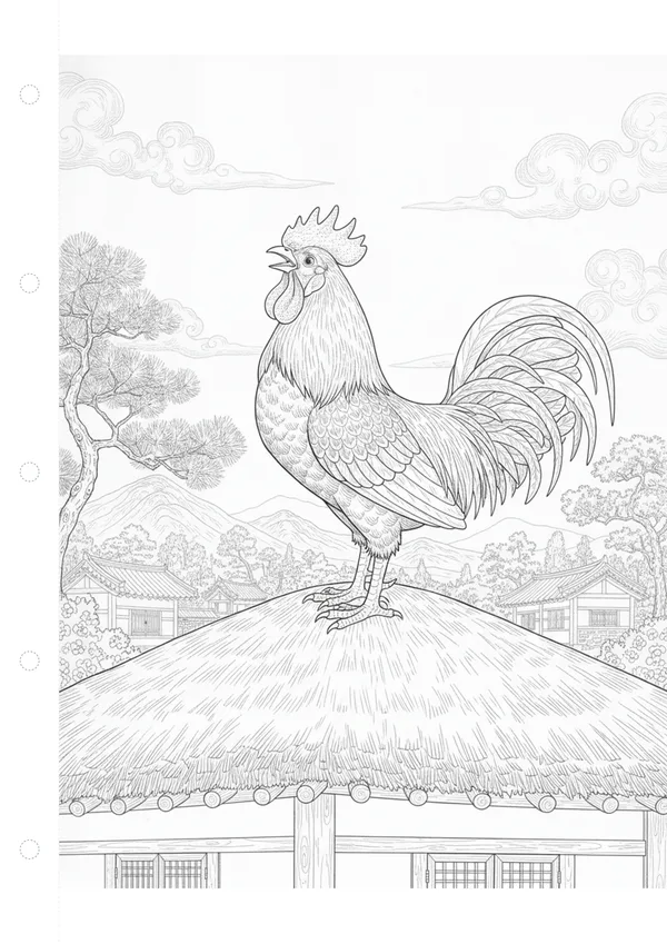 선녀와 나무꾼 5화: 나무꾼의 영원한 기다림 색칠공부 도안