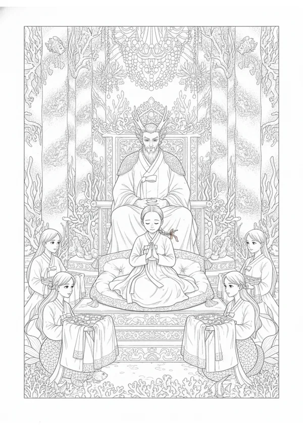 심청전 5장면 - 용궁에서