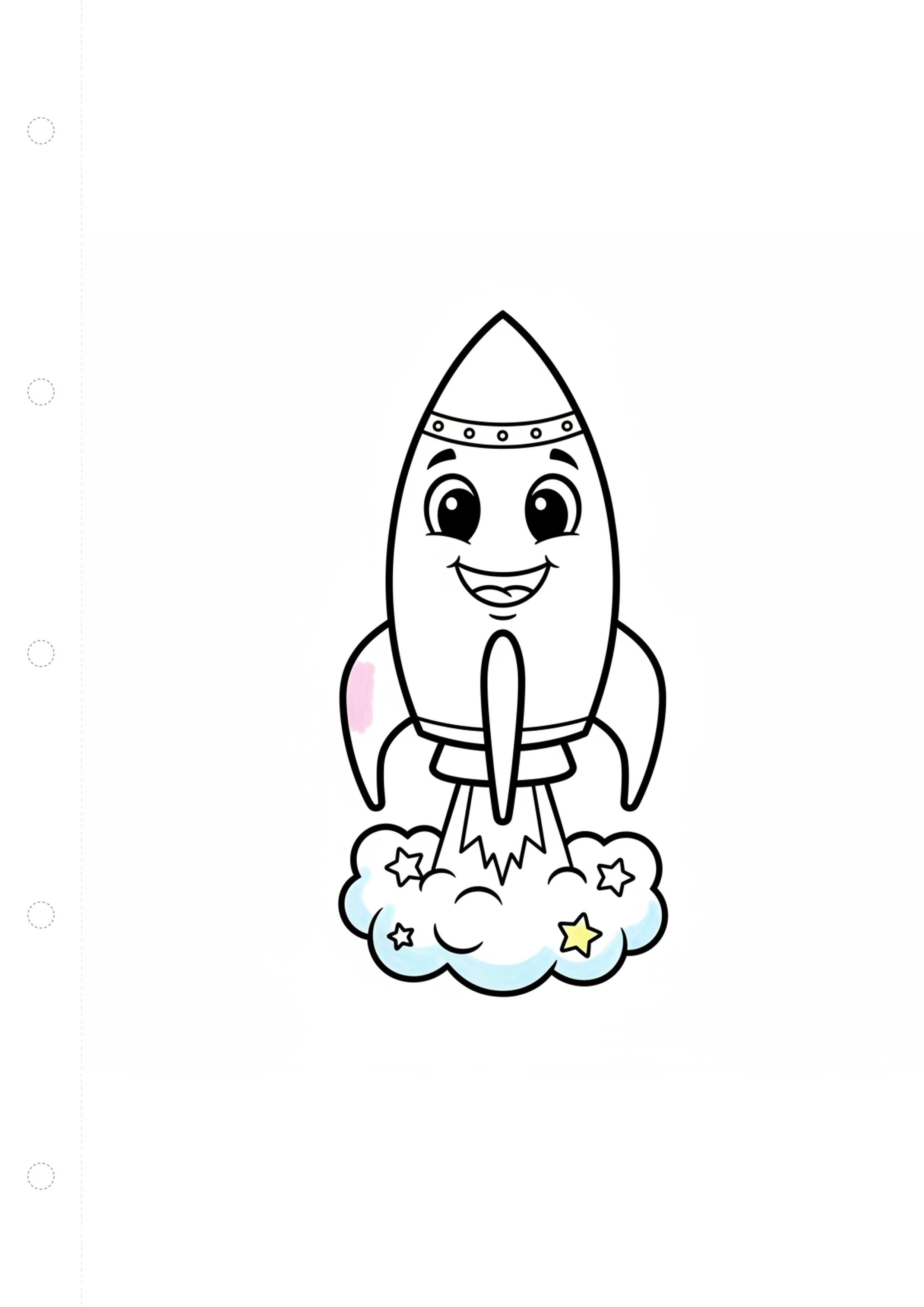 로켓 (방긋) 원본 도안